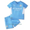 Conjunto (Camiseta+Pantalón Corto) Manchester City Primera Equipación 2021/22 - Niño